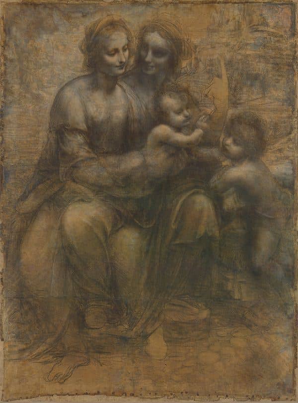 The Cartoon of St. Anne - by Leonardo Da Vinci