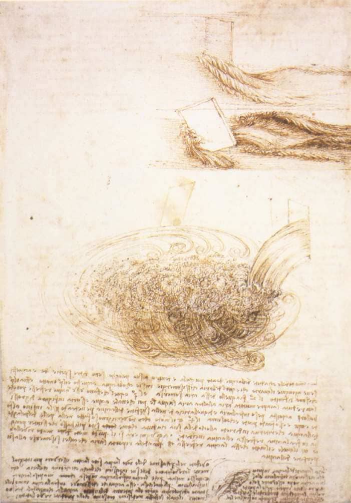 Studies of Water - by Leonardo da Vinci