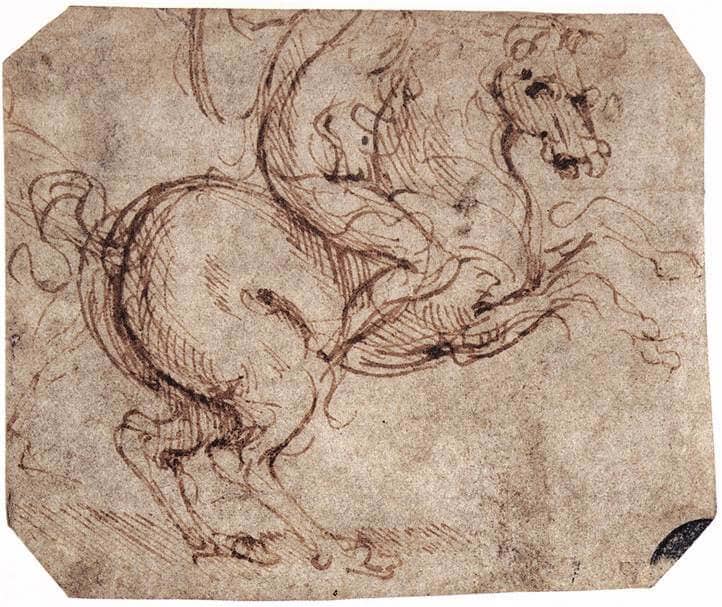 Study of a Rider - by Leonardo da Vinci