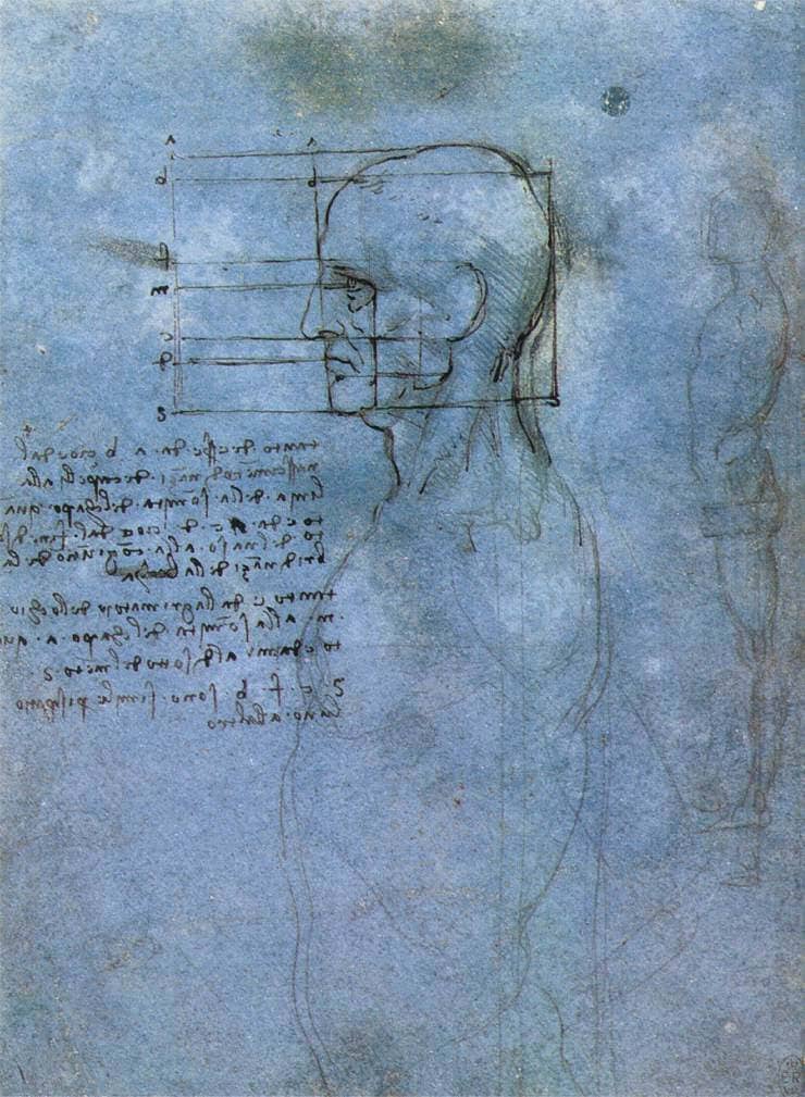 Study of Proportion - by Leonardo da Vinci